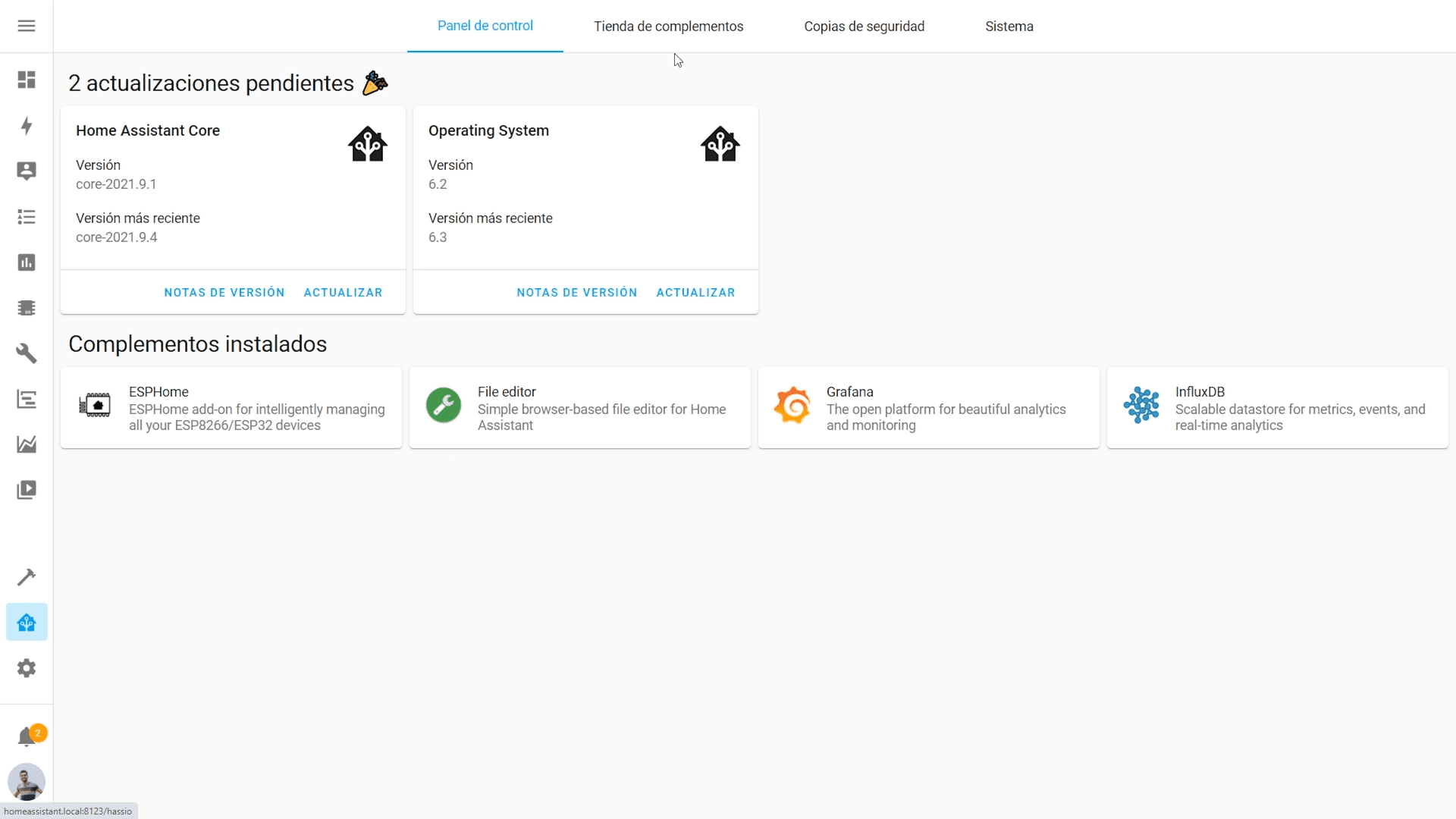 Configure the Home Assistant Enviroment