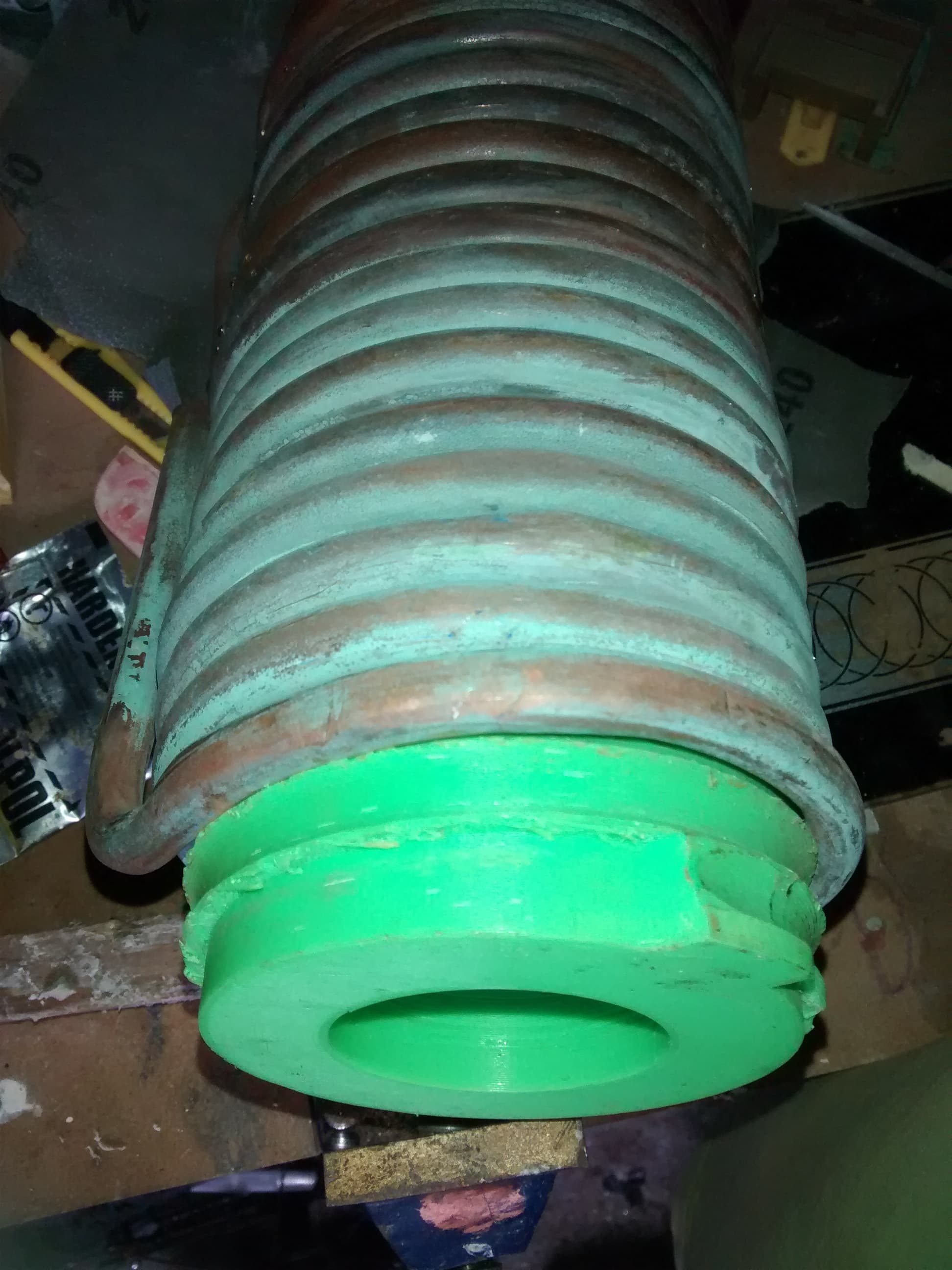 Coil and Form the Copper Pipe