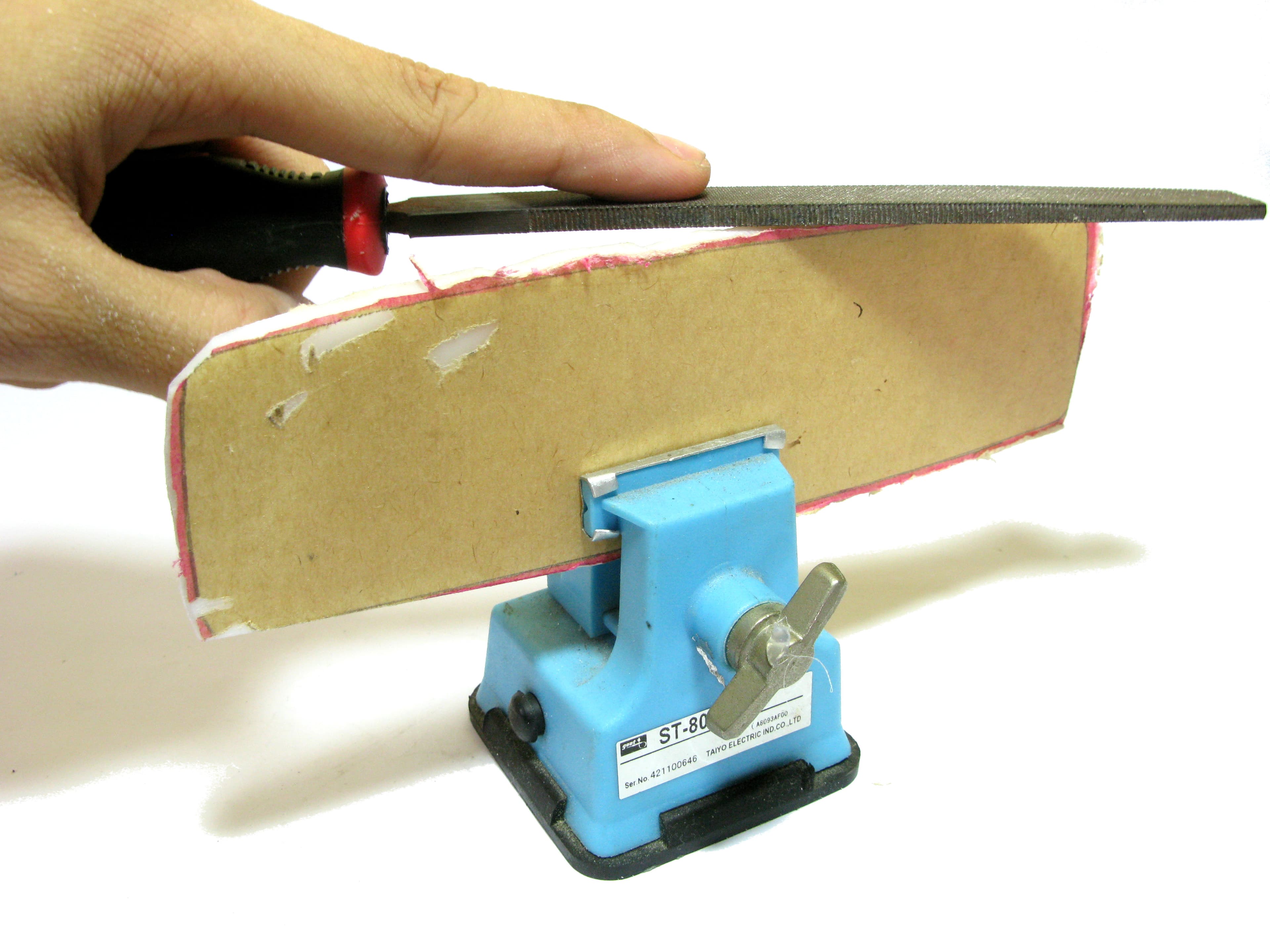 Sanding & Filing the Edges