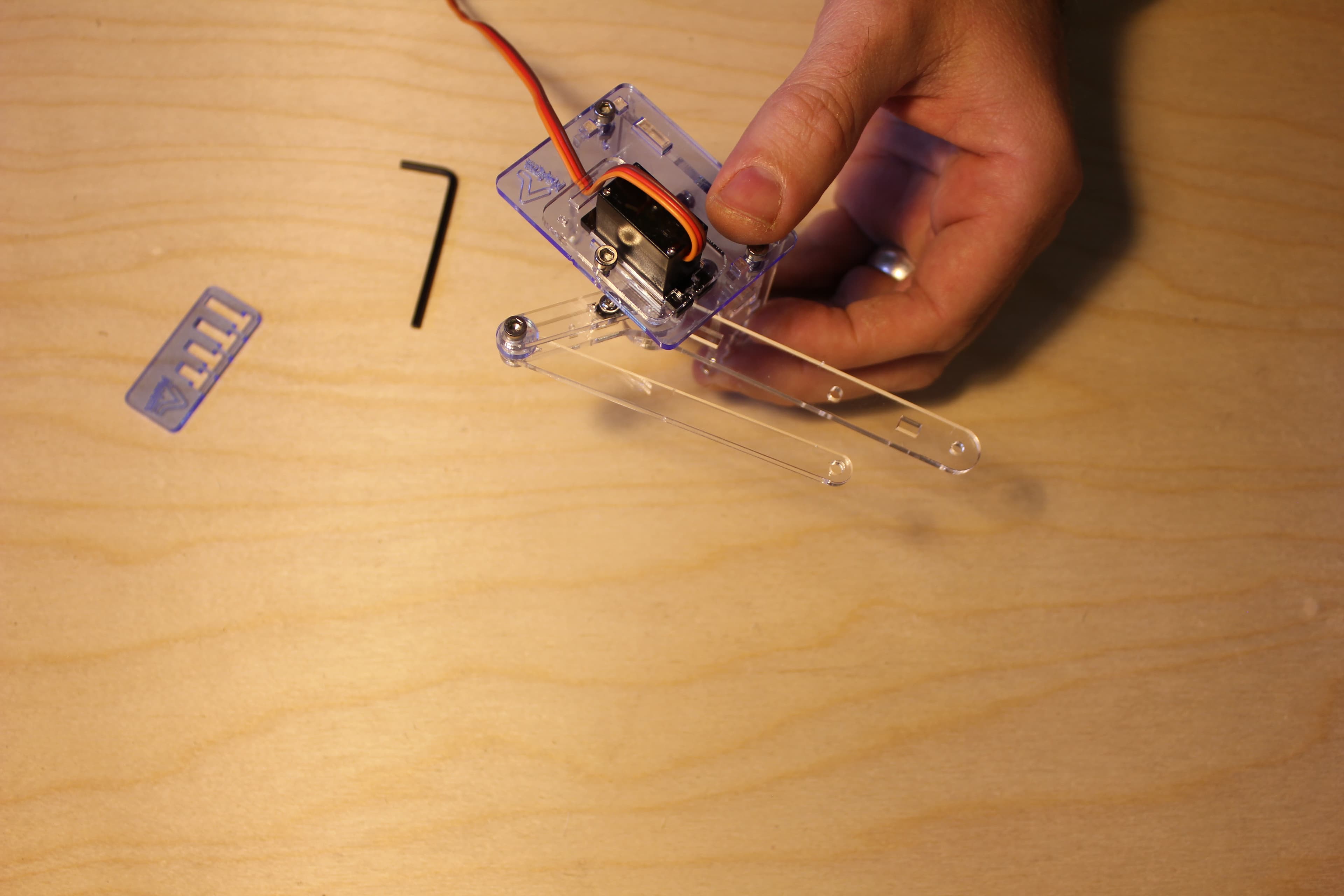 Assemble the Base - Left Side Levers