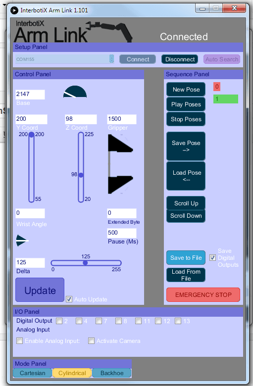 Making the ArmSequence File