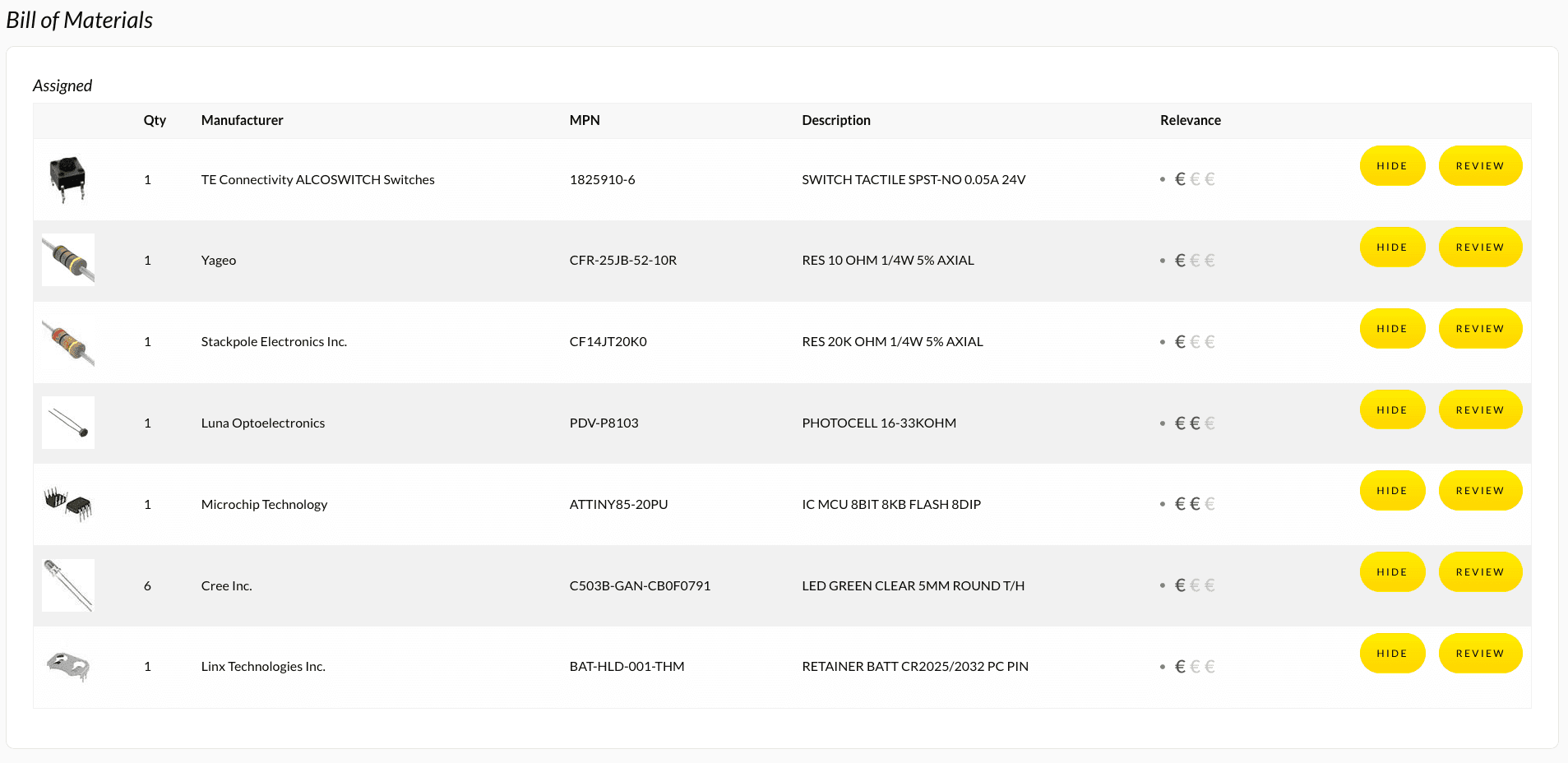 ORDER YOUR PARTS (PCB+Electronics & 3D Print)