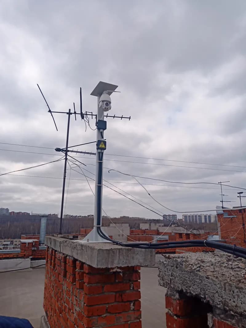 Rooftop Parking Surveillance Camera