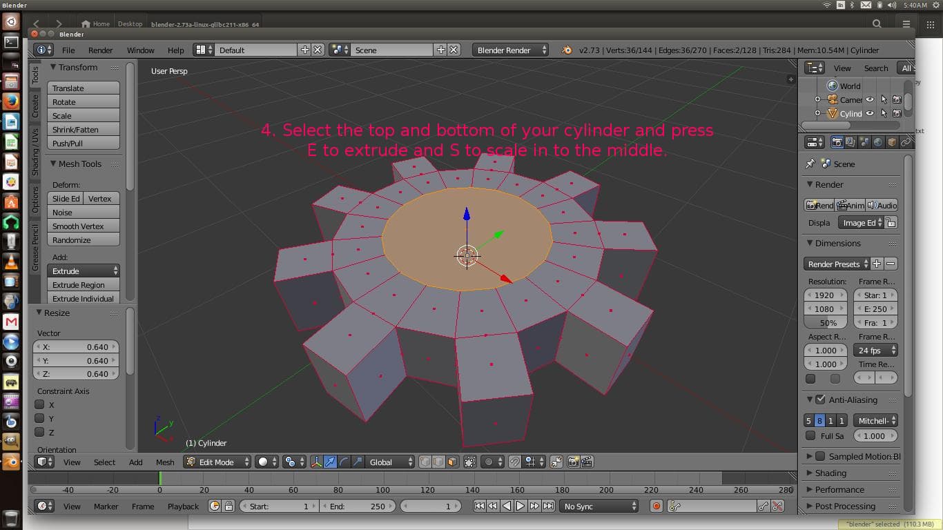 Giving the Gear Some Teeth.