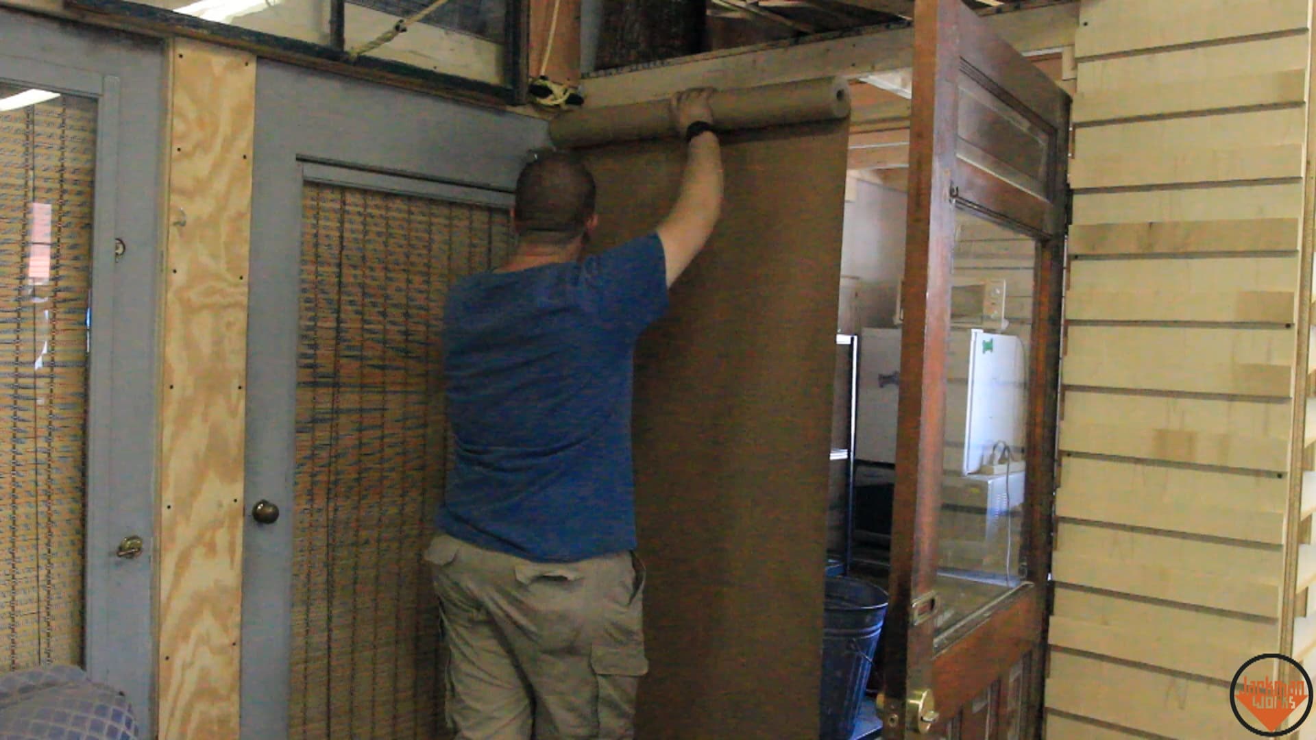 Installing Pallet Wood Paneling