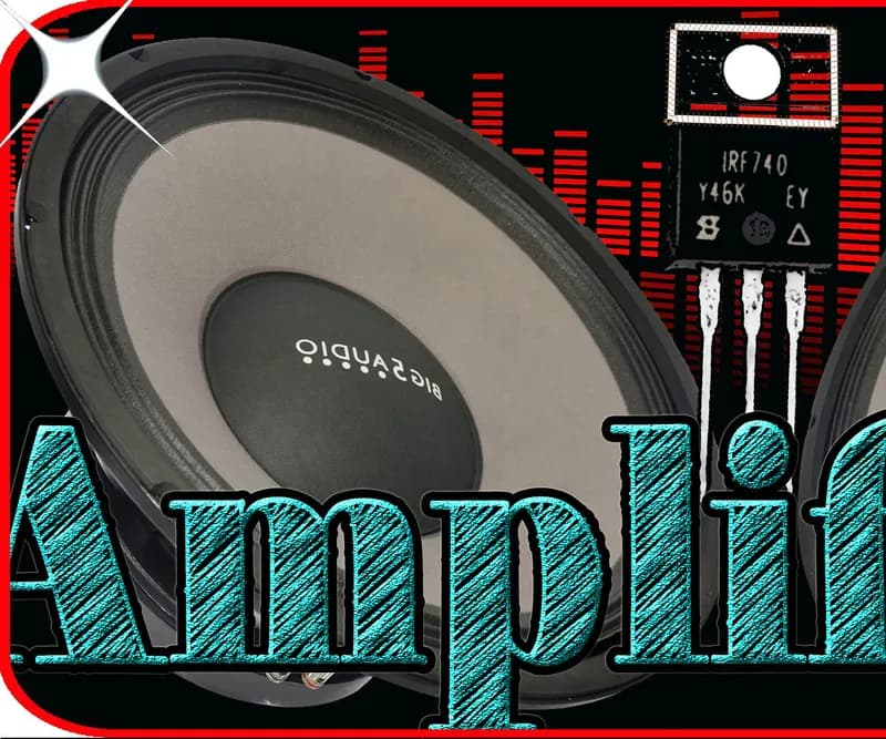 Audio Amplifier Circuit Using Mosfet Transistor
