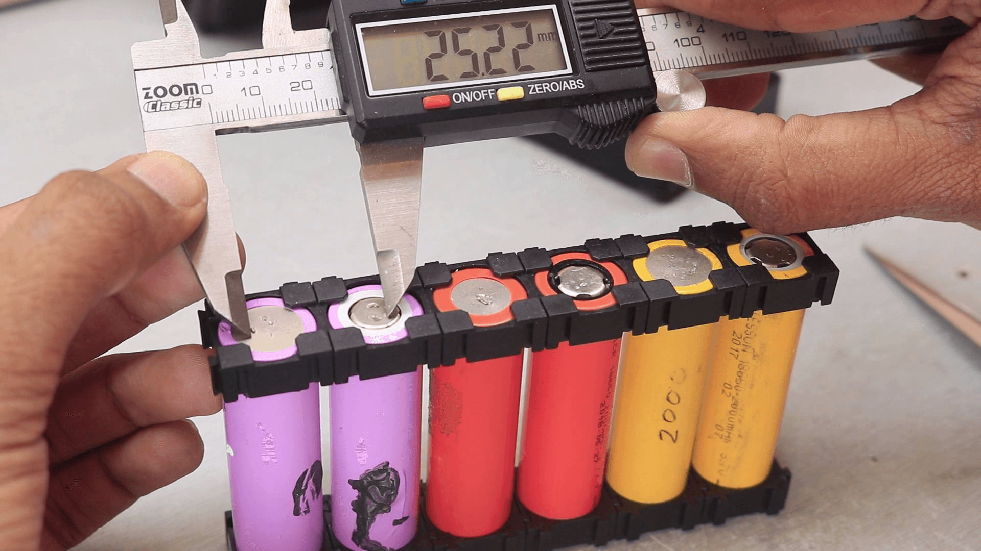 Building the Pack and Spot Welding