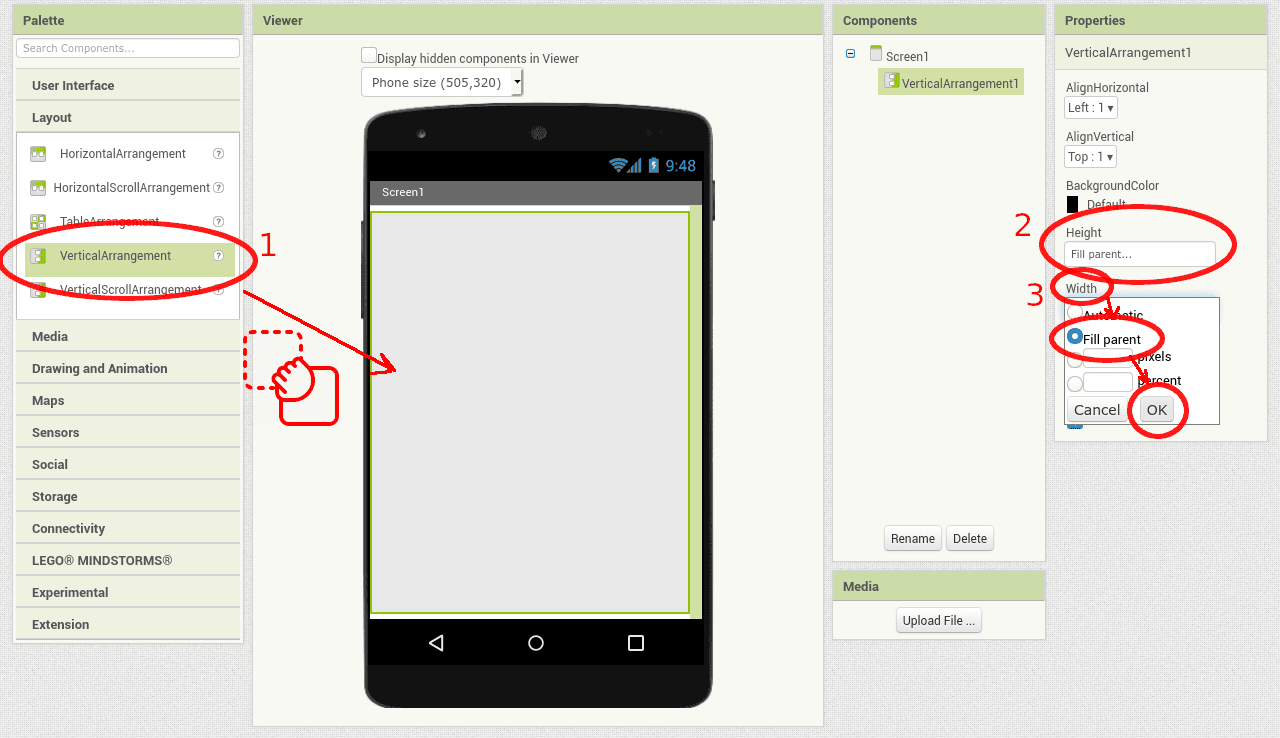 Vertical Arrangement