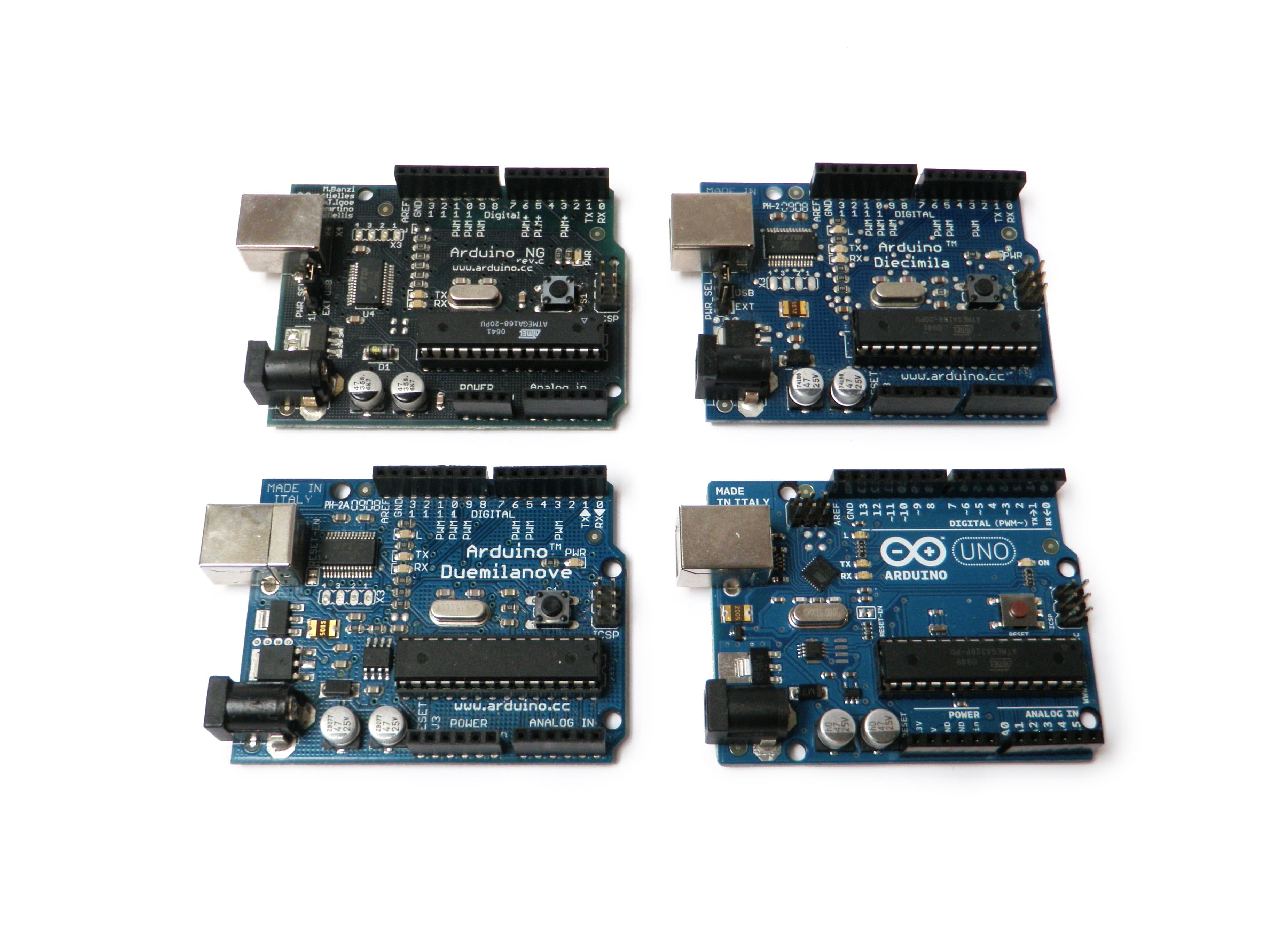 Different Types of Arduinos