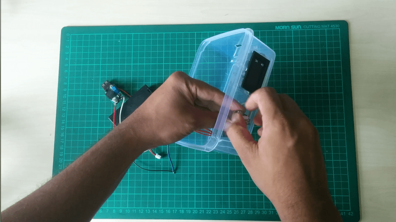 Fix the Circuit in to the Enclosure