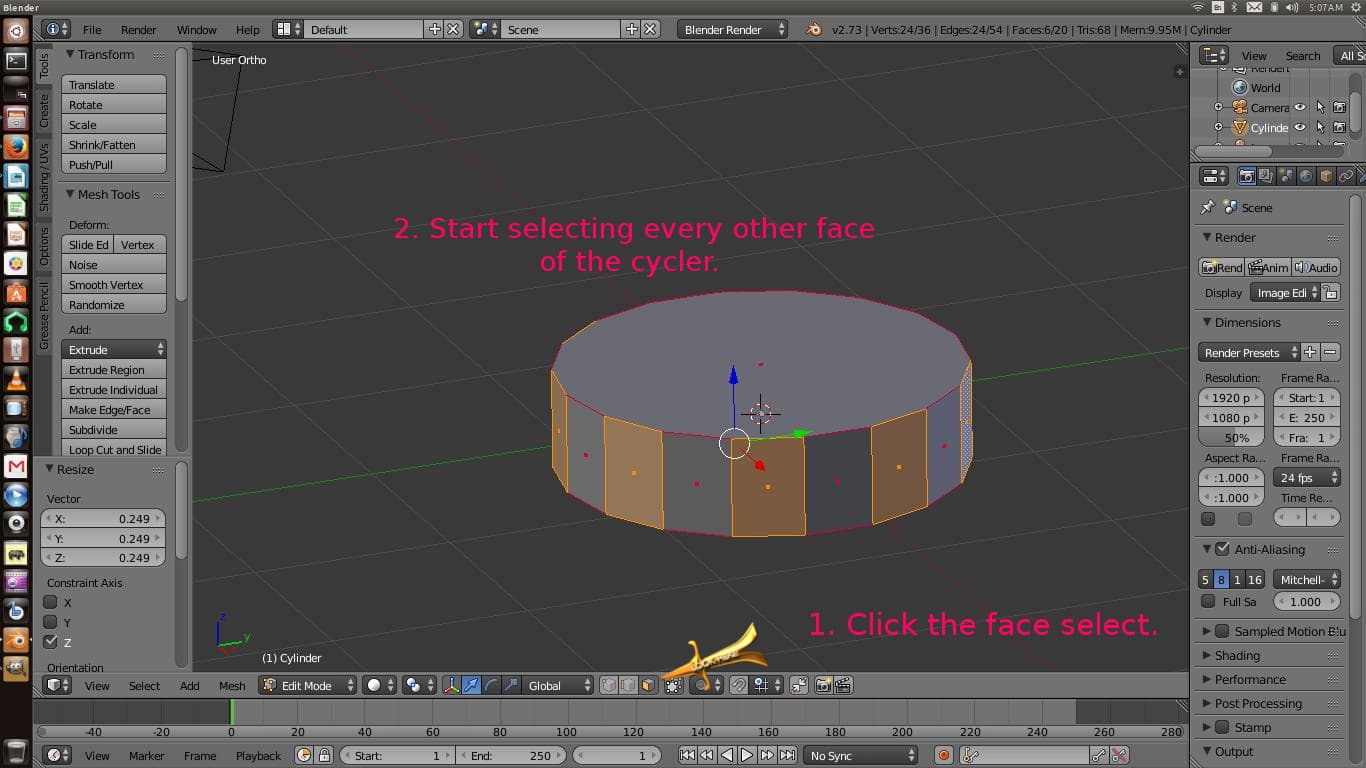 Giving the Gear Some Teeth.