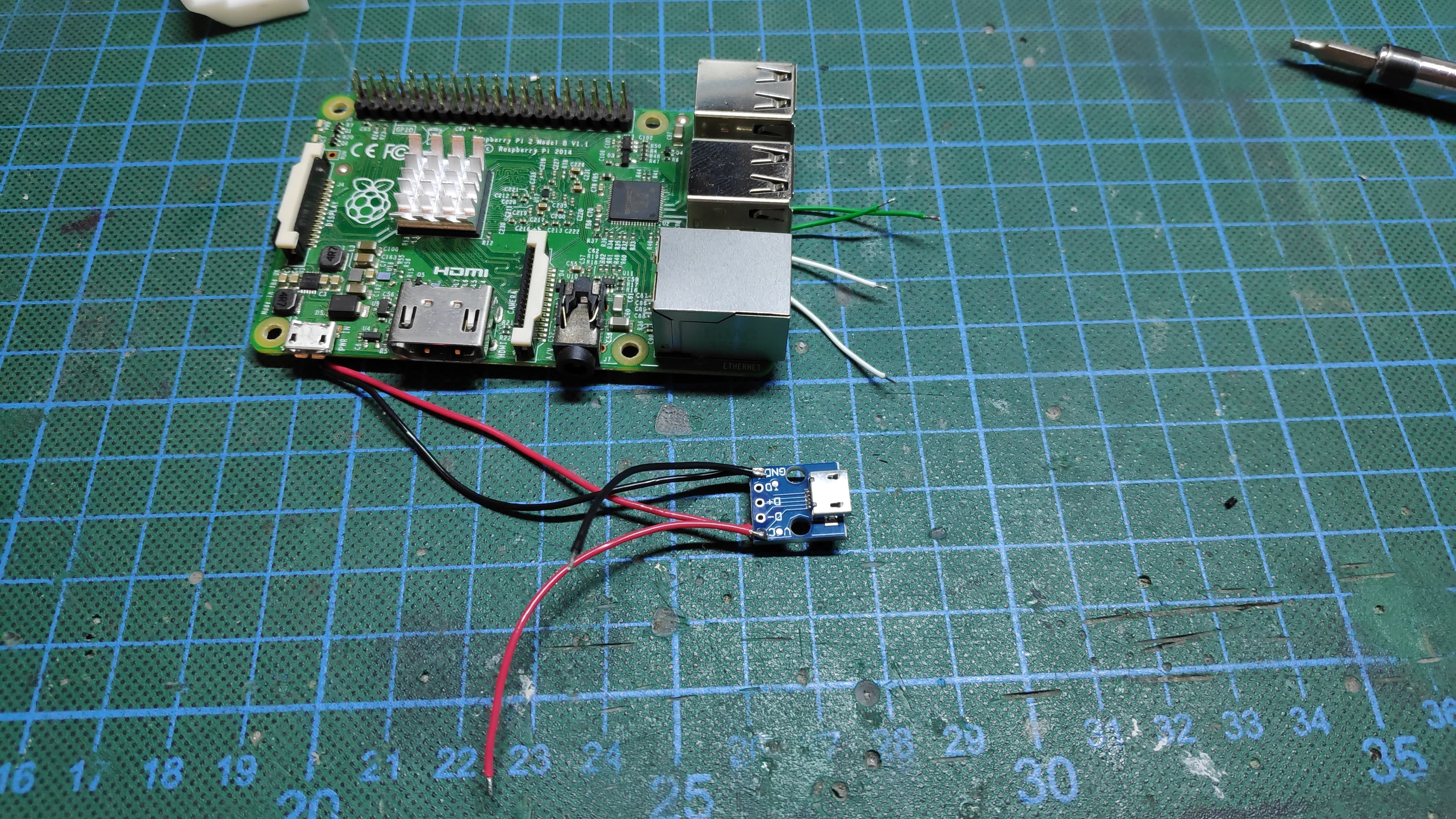 Wiring and Assembly: USB Breakout Board