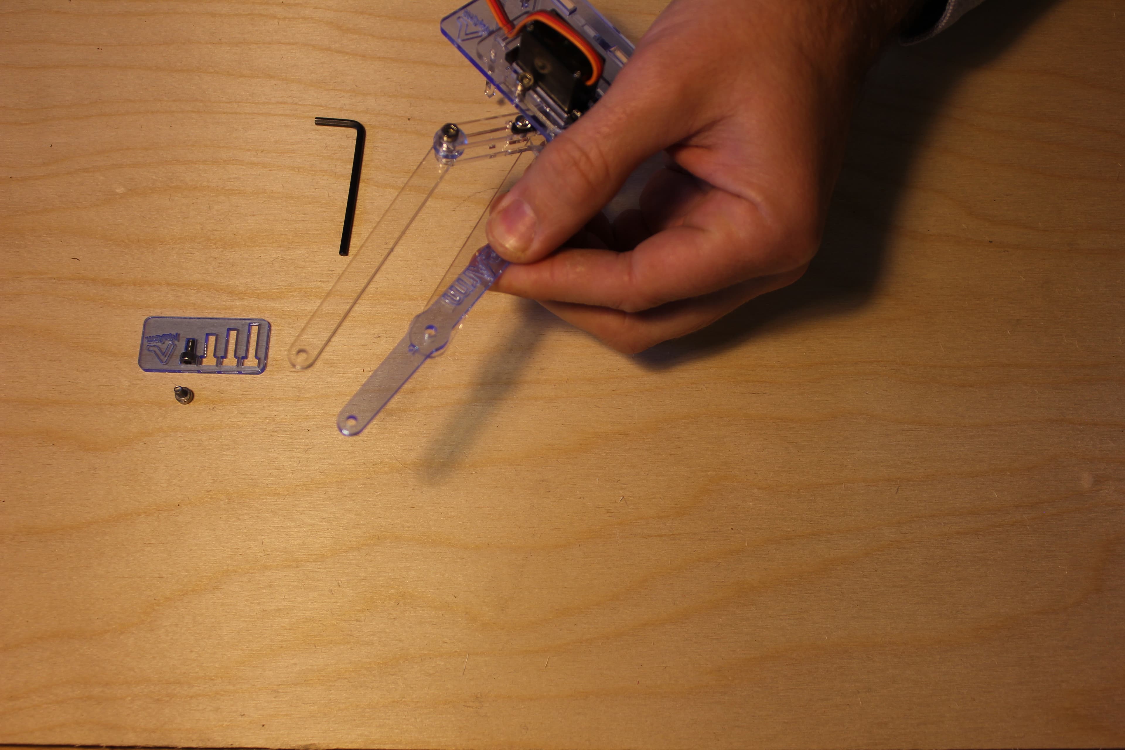 Assemble the Base - Left Side Levers