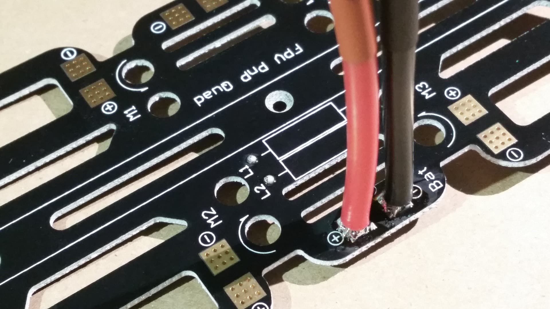 Solder the Battery Connector to the Power Distribution Board