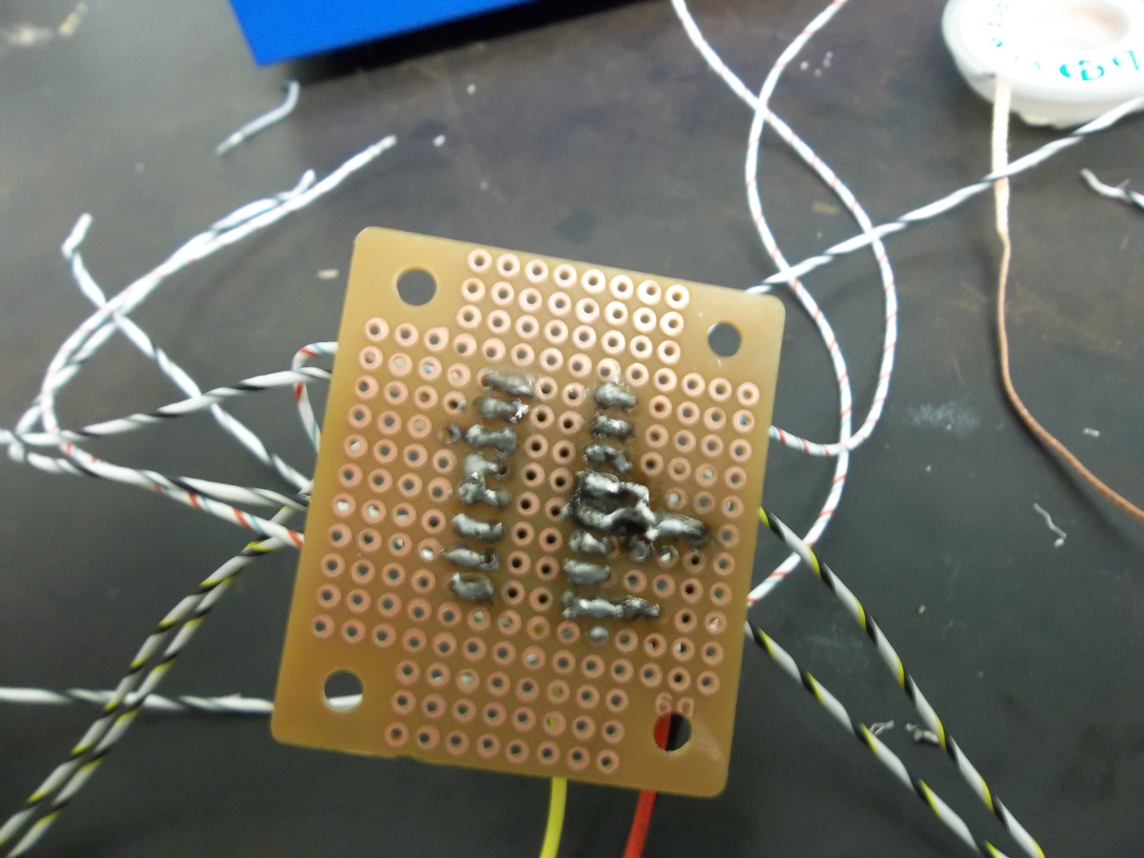 Soldering Together the Final Circuit
