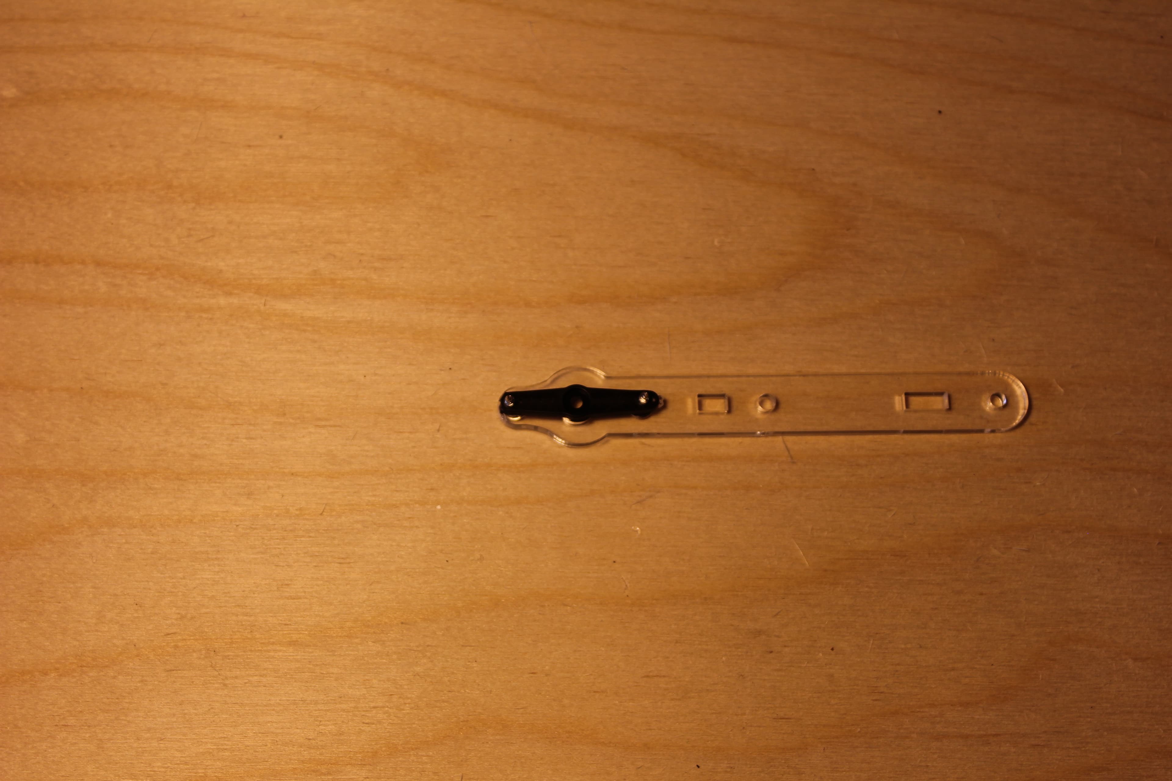 Attach the Servo Horns to the Appropriate Levers!