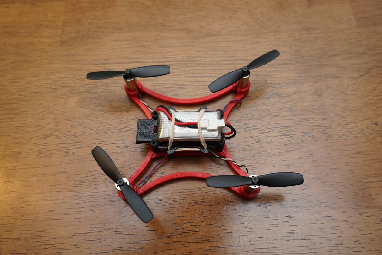 Soldering Up the Motors and Battery Connector