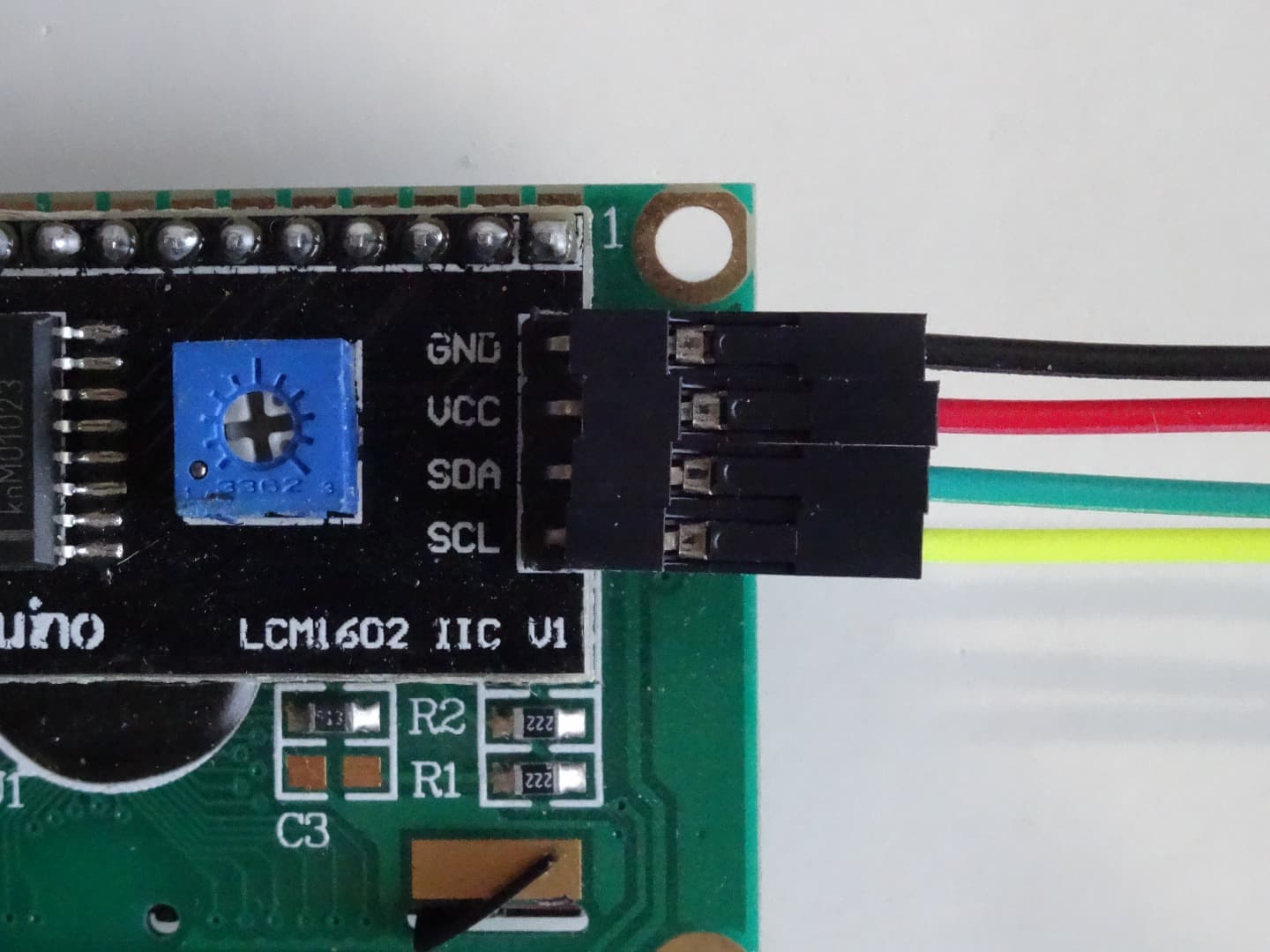 Connect the LCD Module to the Arduino