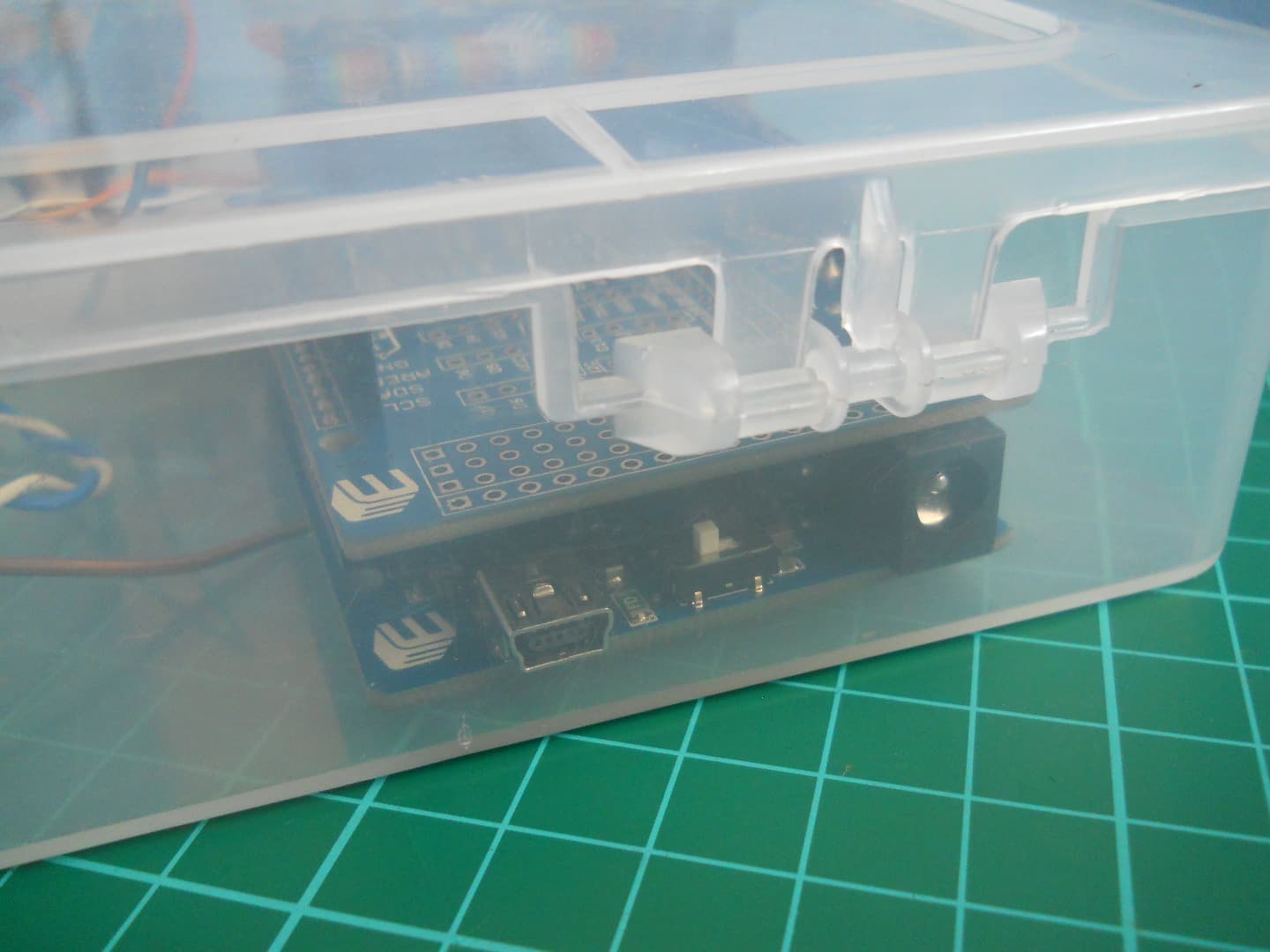 Drilling Holes for the Cables