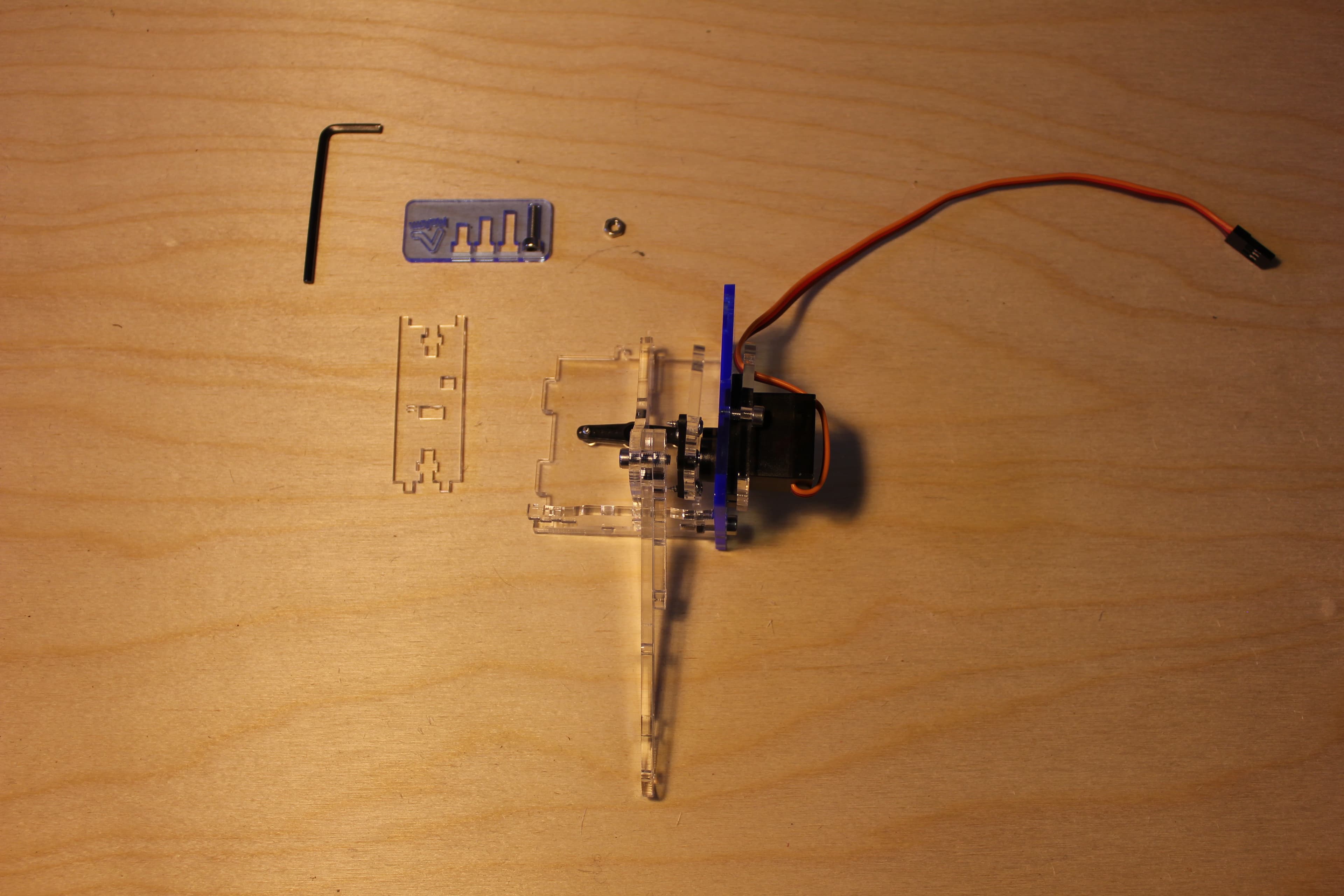 Assemble the Base - Left Side Levers