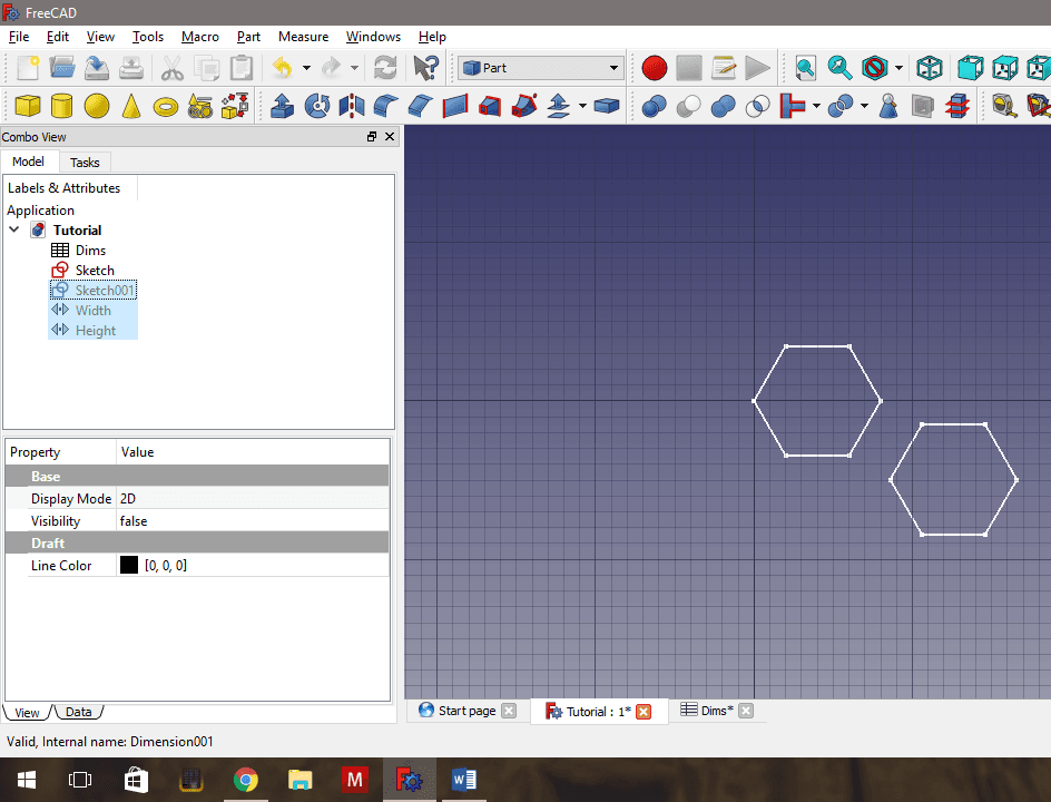 Making the Measurements Using Draft Dimensions