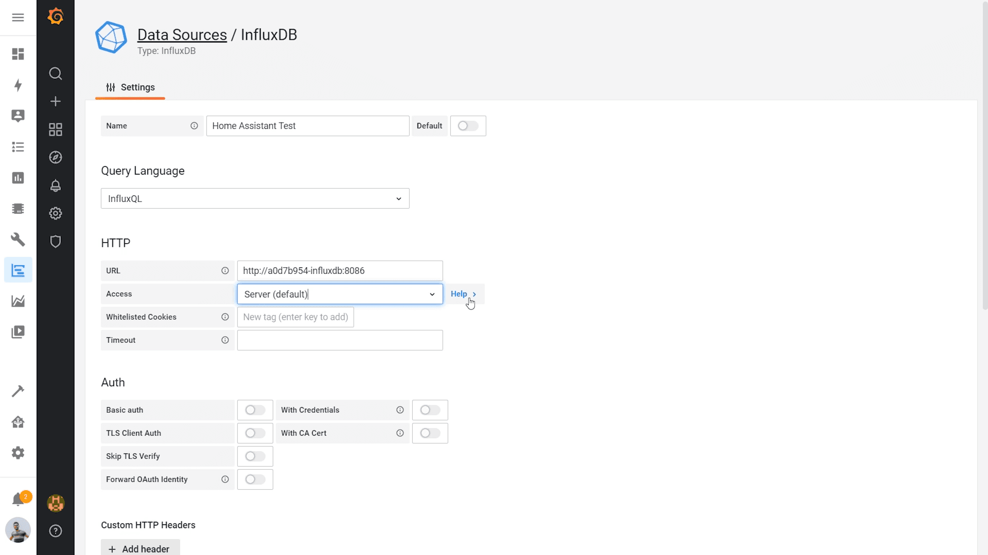 Configure the Home Assistant Enviroment
