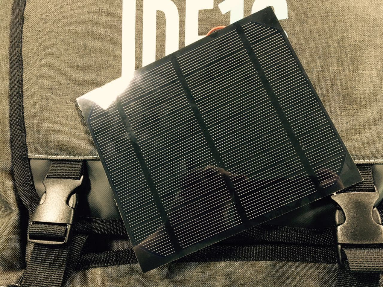 Prepare the Material for Combination Solar Panel and Backpack