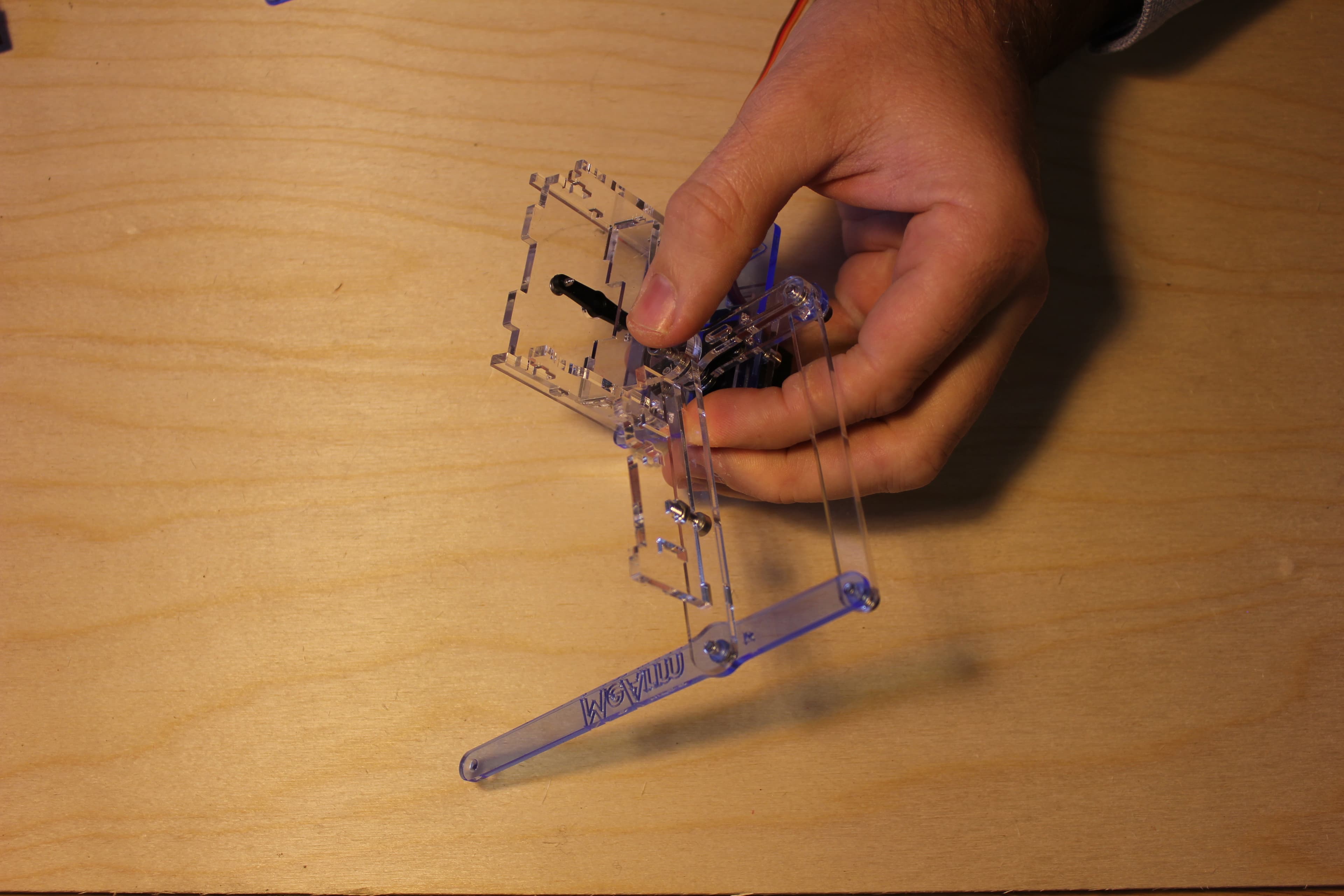 Assemble the Base - Left Side Levers