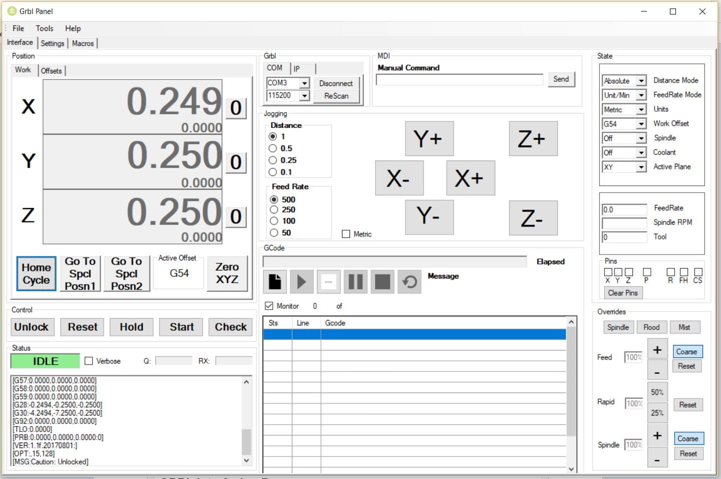 Configure the Electronics