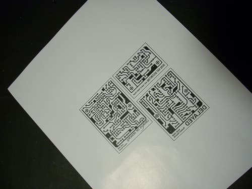 Etching the Circuit Board...