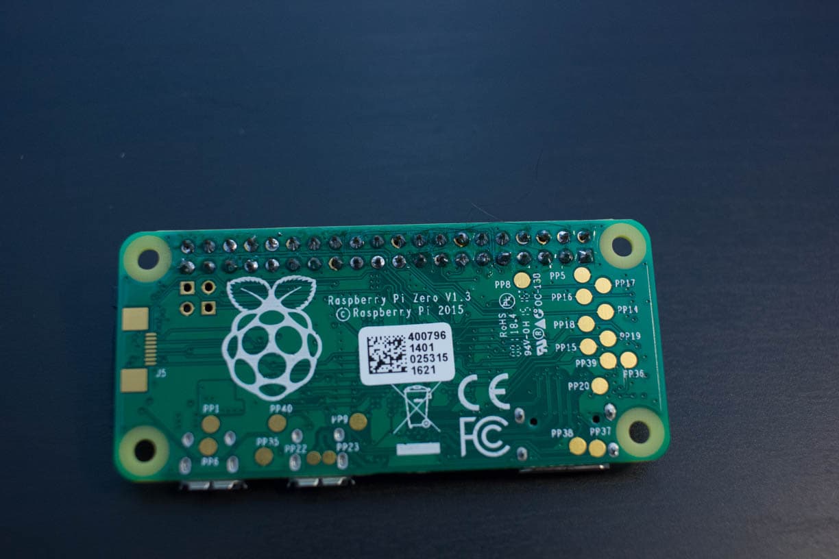 Add Headers to the Pi Zero (optional)