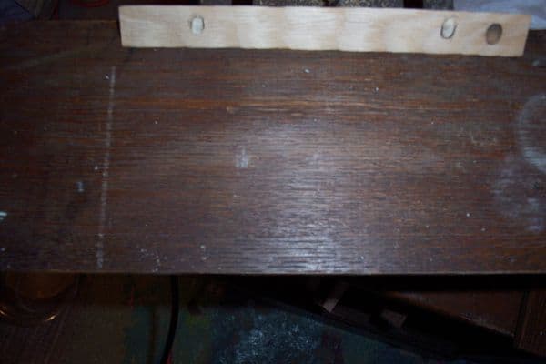 Insert the Dowels With Glue and Sand Even.