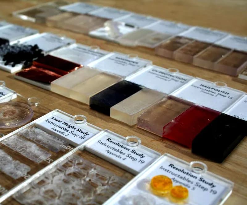 Ember Printer Swatchbook: Textures and Finishing for SLA DLP Printers