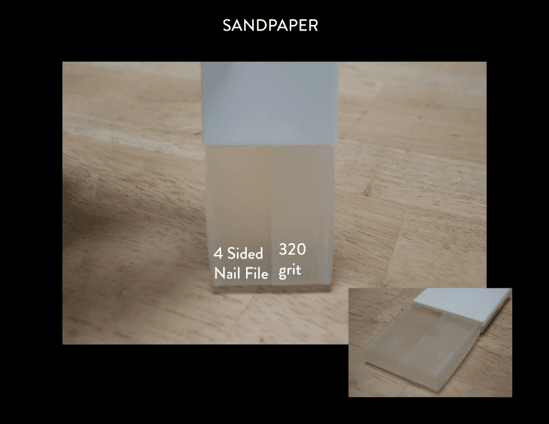 Finishing - 1: Sandpaper