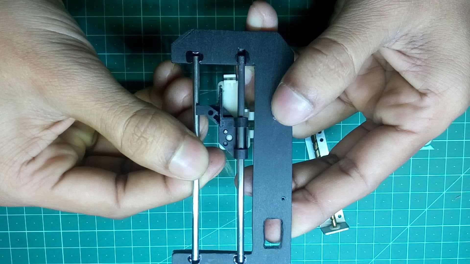 Attaching the Sliding Rods