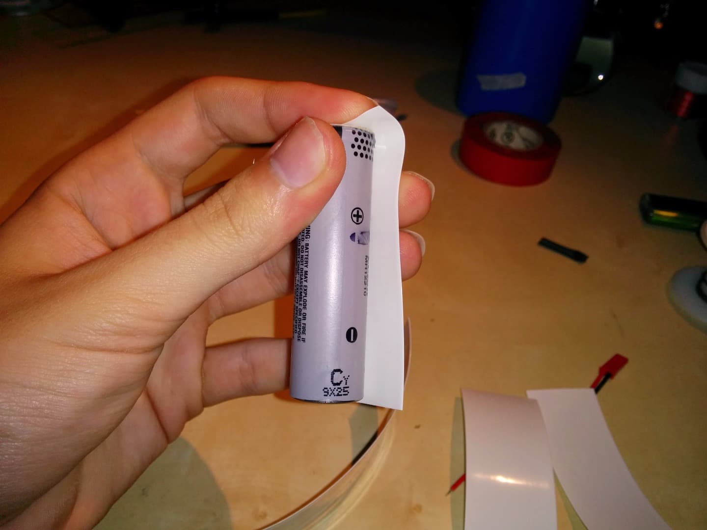 Prepare the Lithium-Ion Cells