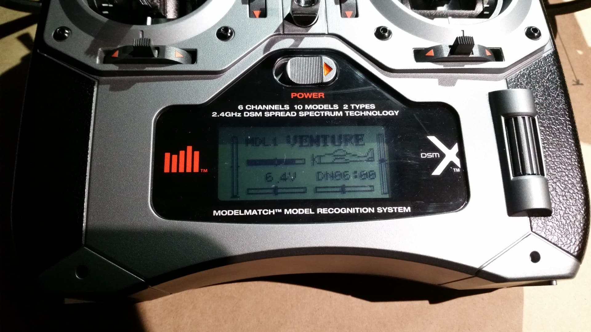 Set the Model in the Spektrum DX6i