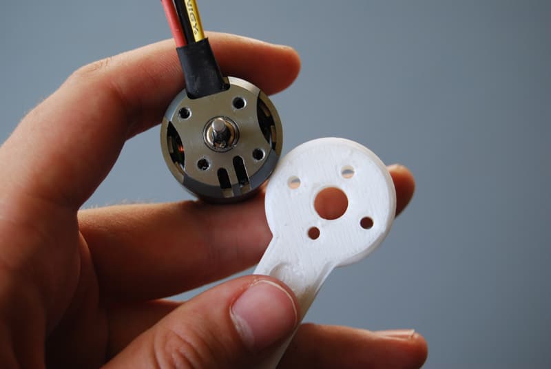 Attaching the Motors to the Motor Mounts