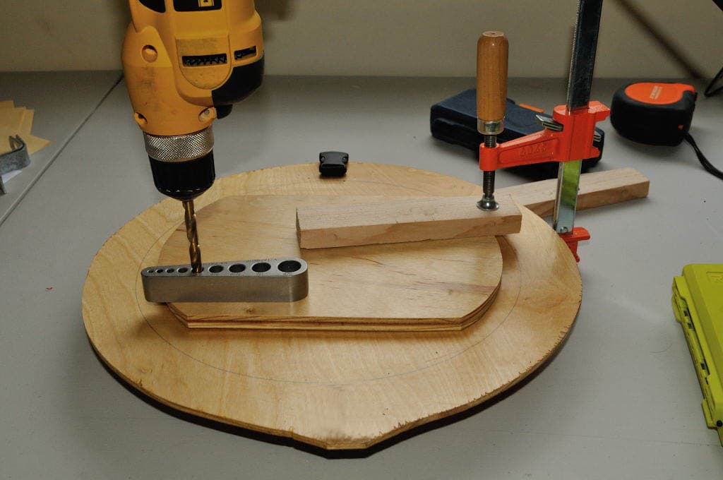 Drill Holes in Boards