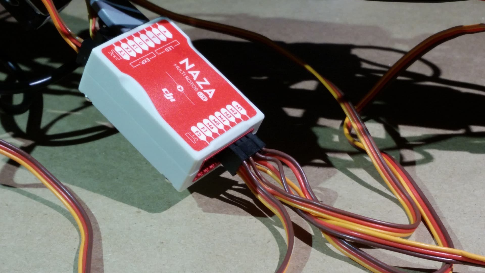Connect the ESCs to the Naza M Lite