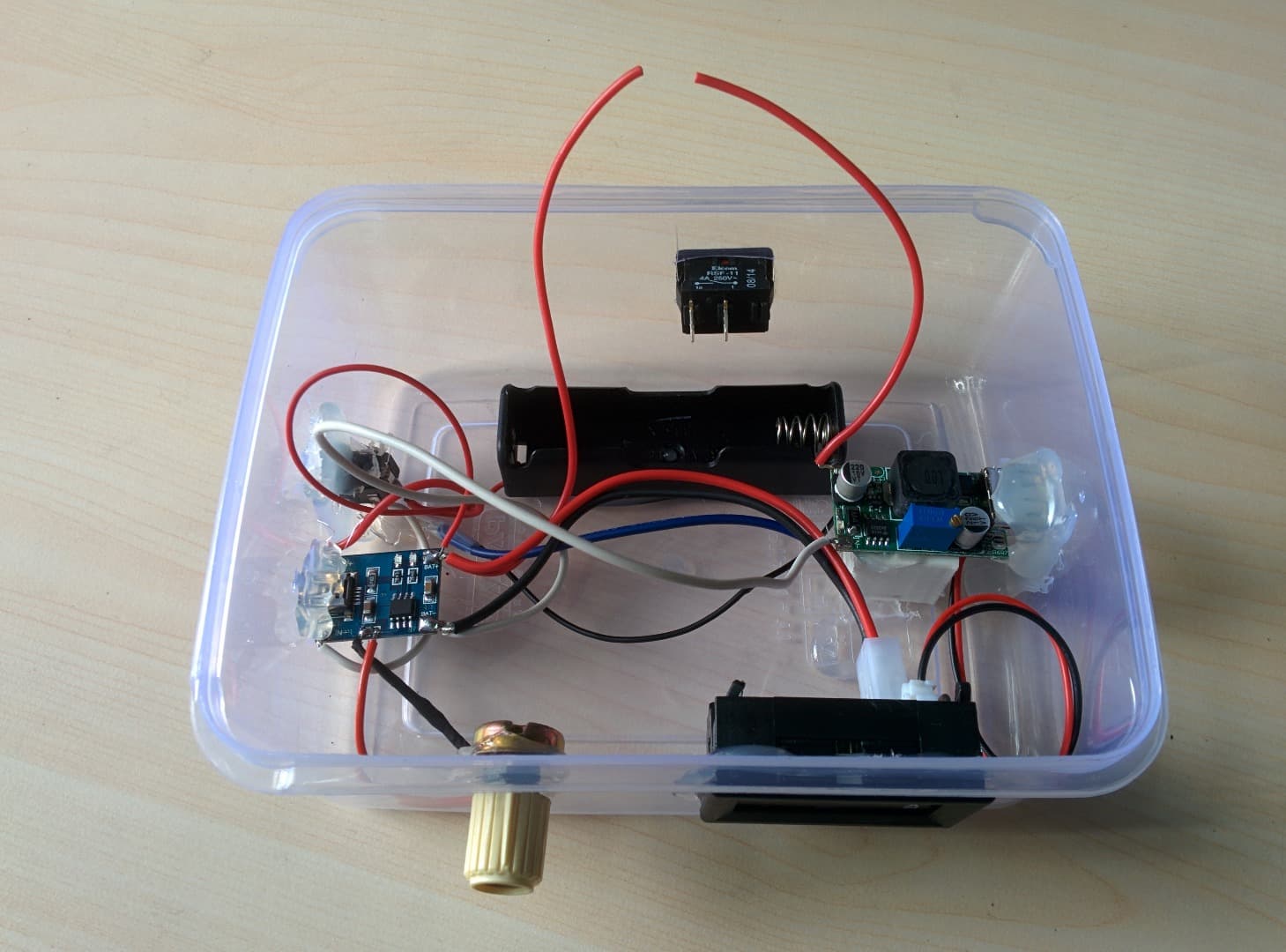 Fix the Circuit in to the Enclosure