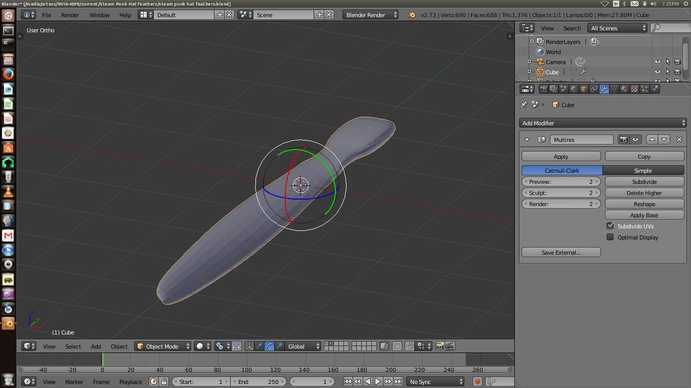 Make the Blade Soft Looking and Change Its Pivot Point