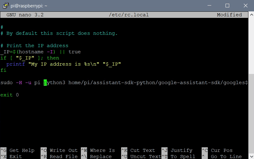 Run Google Assistant on Startup