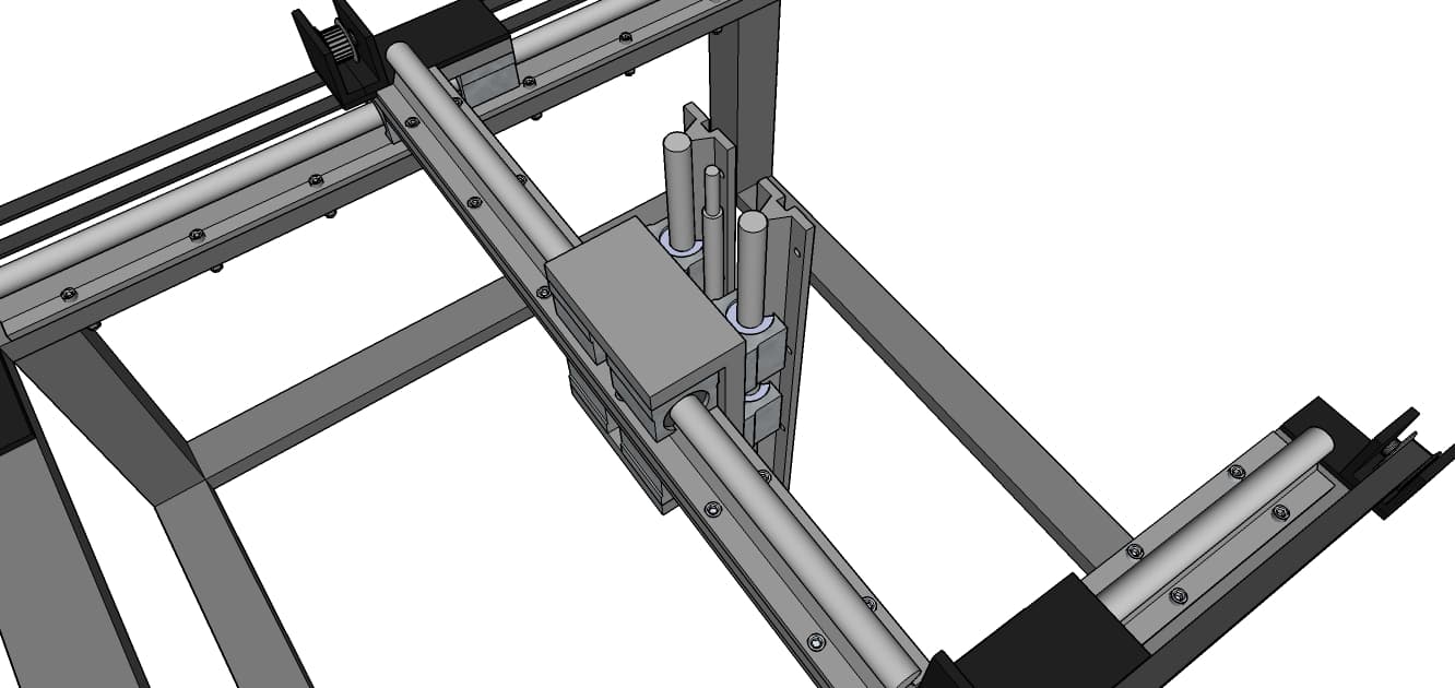 Z Axis Guide and Transmission System