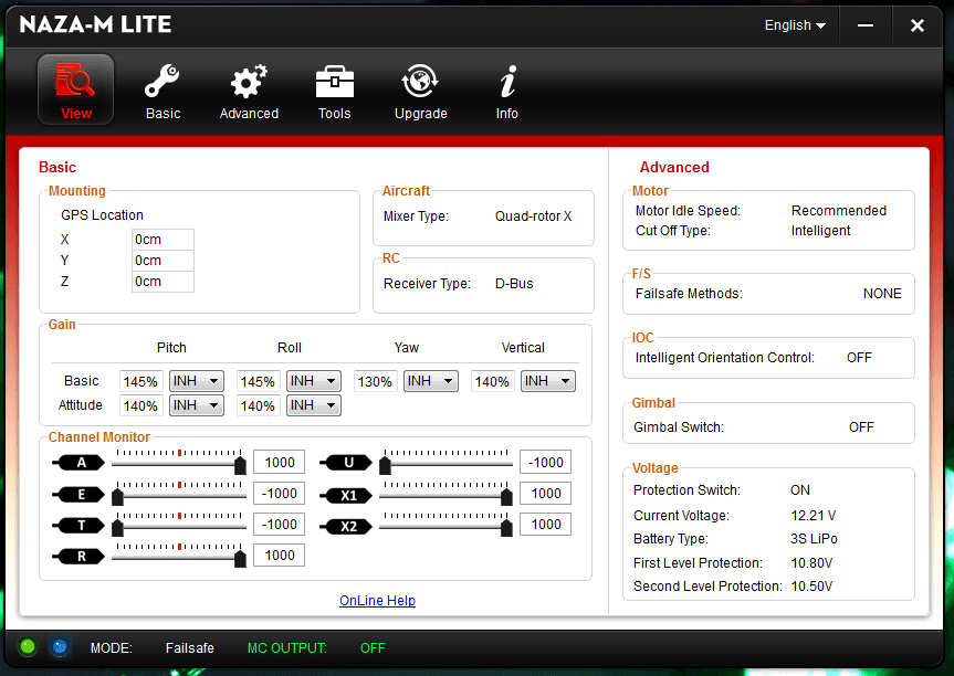 Connect the Naza M Lite Via USB