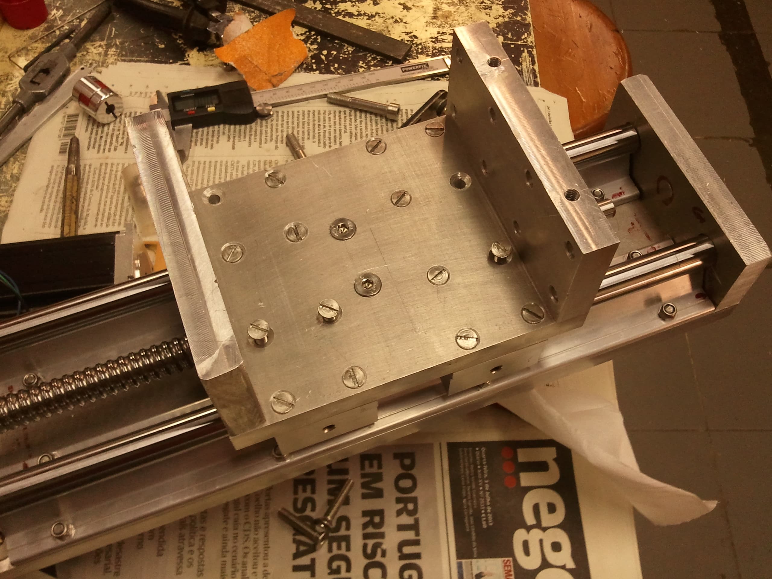 Z Axis Guide and Transmission System