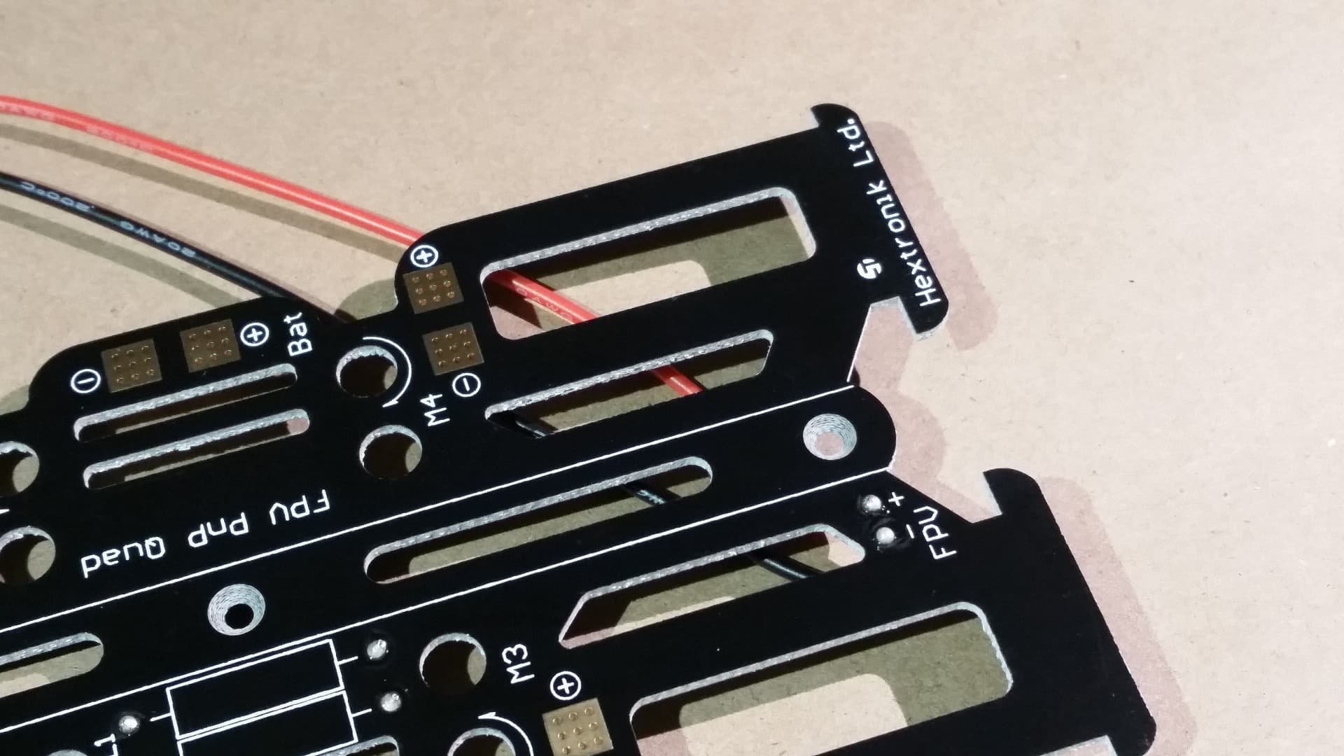 Solder FPV Power Cable to the Power Distribution Board