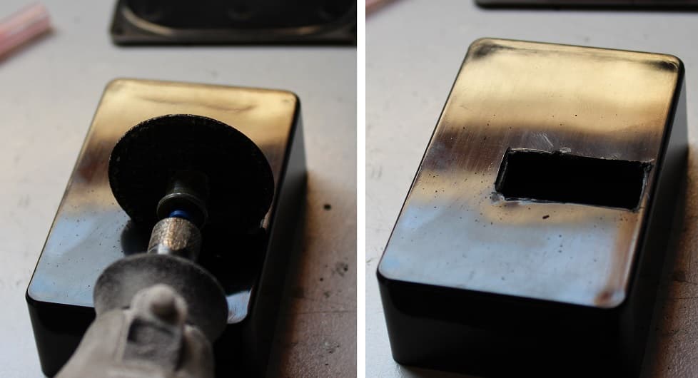 Cut Holes in Box for the Switches