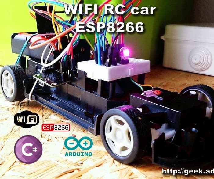 DIY WIFI RC Car With ESP8266 and Arduino IDE