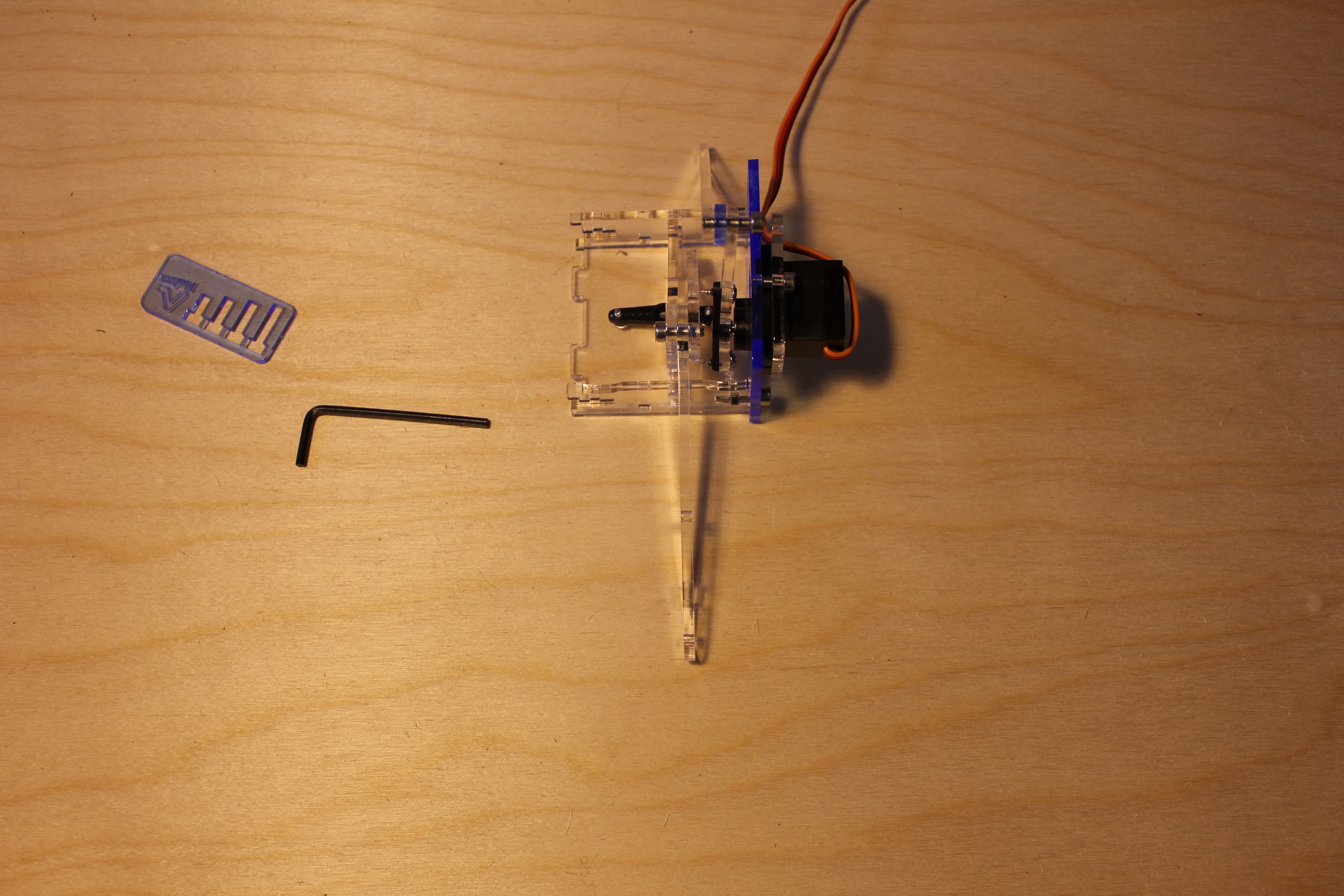 Assemble the Base - Left Side Levers